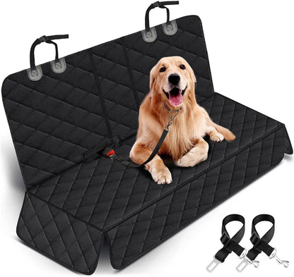 Back Seat Cover For Dog  - Waterproof Fits Most Cars